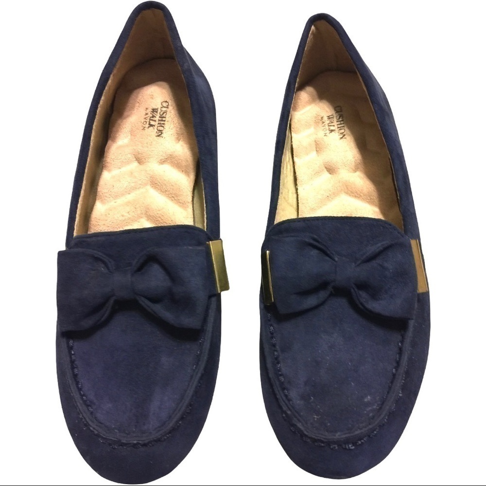 C. Wonder Women's Navy Loafers with Bow